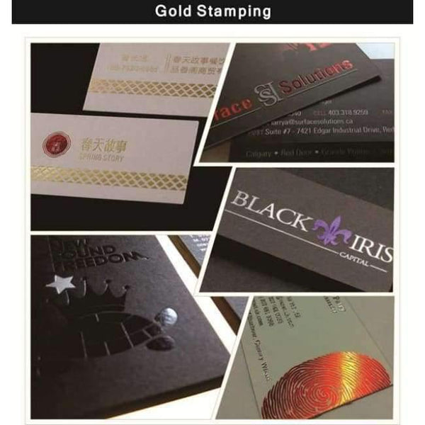 Planet Gates 600gsm Gold Foil Stamping Business Card Custom Letterpress Art Paper Visit Card White Background 90*54mm Best price