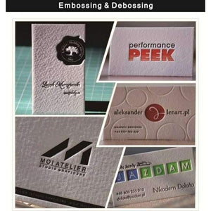 Planet Gates 600gsm Gold Foil Stamping Business Card Custom Letterpress Art Paper Visit Card White Background 90*54mm Best price