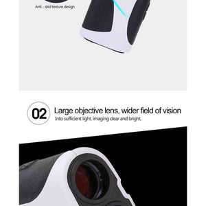 Planet Gates 600m Laser Rangefinder Scope 7X25 Optics Binoculars Hunting Golf Laser Range Finder Outdoor Distance Meter Measure Telescope