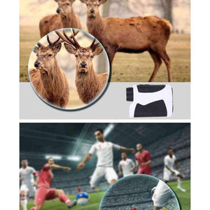 Planet Gates 600m Laser Rangefinder Scope 7X25 Optics Binoculars Hunting Golf Laser Range Finder Outdoor Distance Meter Measure Telescope