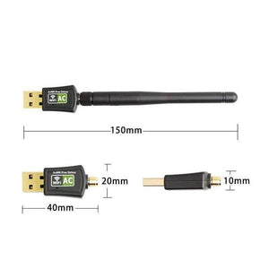 Planet Gates 600Mbps Wireless Wifi Antenna USB Wifi Adapter Free Driver Network Card Internet Network For Windows MAC OS Linux