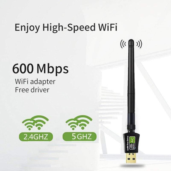 Planet Gates 600Mbps Wireless Wifi Antenna USB Wifi Adapter Free Driver Network Card Internet Network For Windows MAC OS Linux