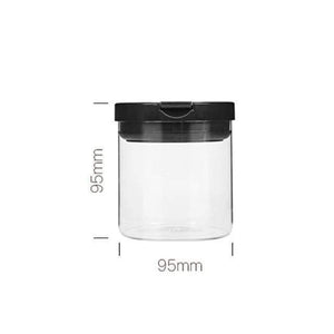 600ML/900ML/1200ML Korean Glass Coffee Beans Jars For Spices Food Storage Transparent Tea/Sugar Box Kitchen Containers
