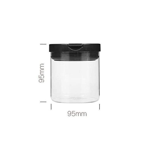 600ML/900ML/1200ML Korean Glass Coffee Beans Jars For Spices Food Storage Transparent Tea/Sugar Box Kitchen Containers