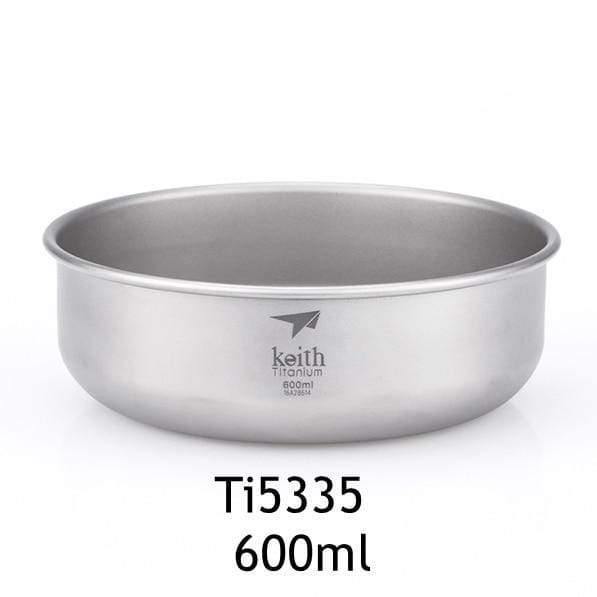 Planet Gates 600ml Camping Pure Titanium Bowls 300ml-900ml Bowls Cookware Tableware Cutlery Ti5333-Ti5338