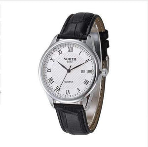 Planet Gates 6019MWhite Men Watch Fashion Male Wristwatch Luxury Brand 30M Waterproof Genuine Leather Casual Clock Military Quartz Business Watch