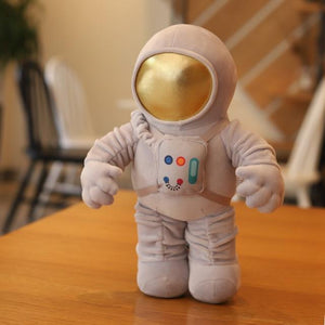 Planet Gates 60cm / grey with bag Lovely Space astronaut doll rocket plane plush toy doll doll boys pillow children's birthday gift stuffed animals  kawaii plush