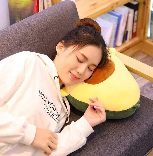 60cm Ins Hot Avocado Doll Cute Fruit Plush Toy Large Super Soft Pillow Cushion High Quality Gift For Kids Cute Stuffed Doll