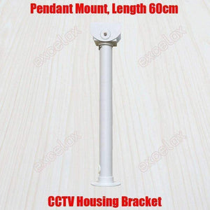 Planet Gates 60cm Pendant Mount CCTV Housing Bracket Cable Protection Security Camera Aluminum Alloy Indoor Outdoor Ceiling Stand Support