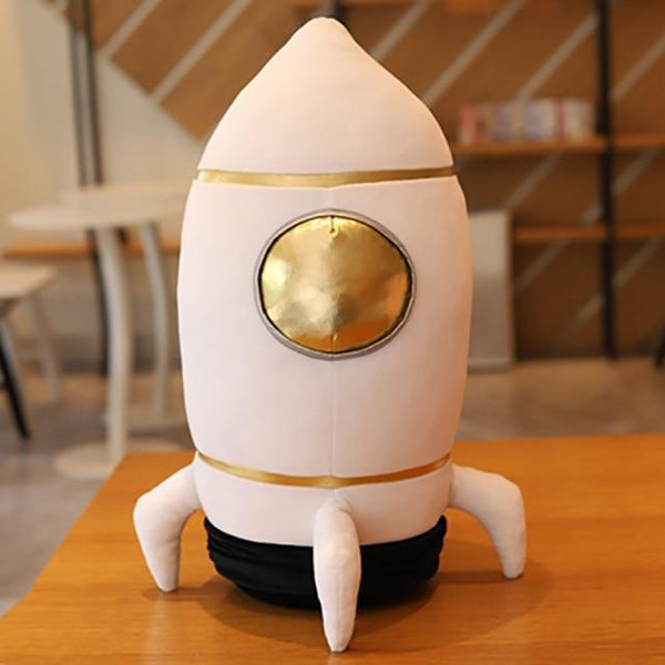 Planet Gates 60cm / white airship Lovely Space astronaut doll rocket plane plush toy doll doll boys pillow children's birthday gift stuffed animals  kawaii plush