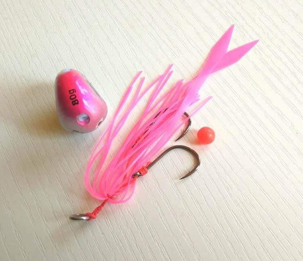 Planet Gates 60g 4pcs 1 4pcs 135g/100g/80g/60g/40g Pesca Slider Snapper/Sea bream Jig head with skirt  lead jig jigging lure free shipping