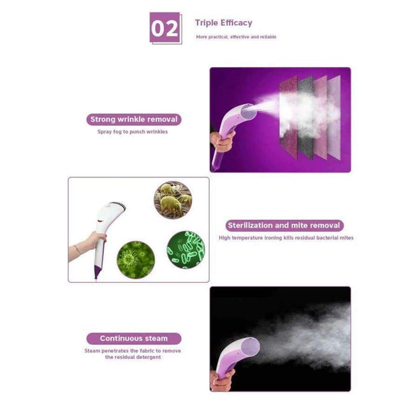 Planet Gates 60ml Portable Handheld Garment Steamer Practical Ironing Machine Home Appliance With A Brush For Home