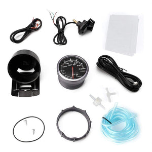 Planet Gates 60mm 2.5" Car Turbo Boost Gauge 3 BAR  12V + Turbo Boost controller kit adjustable 1-30PSI  With Sensor