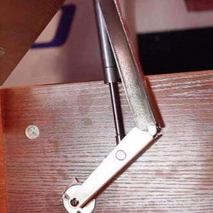 Planet Gates 60N (6kg) Tatami Free stop Pneumatic support hinges Hydraulic rod drawer lift support cushioning for Cabinet Door Furniture Hardware