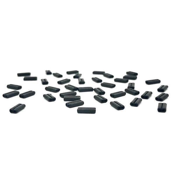 Planet Gates 60pcs Carp Fishing KRIMPS For Stiff Coated Braids Mono Leader Crimps 0.6 Or 0.7mm For Chod Hair Rigs Ronnie Rigs