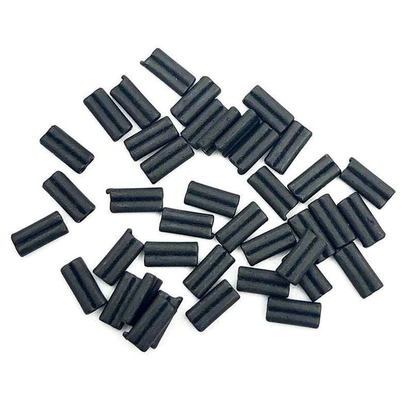 Planet Gates 60pcs Carp Fishing KRIMPS For Stiff Coated Braids Mono Leader Crimps 0.6 Or 0.7mm For Chod Hair Rigs Ronnie Rigs