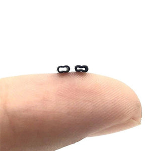 Planet Gates 60pcs Carp Fishing KRIMPS For Stiff Coated Braids Mono Leader Crimps 0.6 Or 0.7mm For Chod Hair Rigs Ronnie Rigs