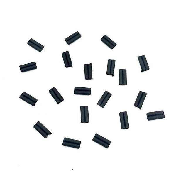 Planet Gates 60pcs Carp Fishing KRIMPS For Stiff Coated Braids Mono Leader Crimps 0.6 Or 0.7mm For Chod Hair Rigs Ronnie Rigs