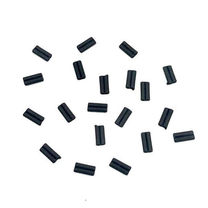 Planet Gates 60pcs Carp Fishing KRIMPS For Stiff Coated Braids Mono Leader Crimps 0.6 Or 0.7mm For Chod Hair Rigs Ronnie Rigs