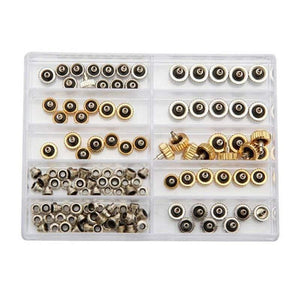 60pcs/set Watch Crown 5.3mm 6.0mm 7.0mm Copper Watch Repair Tools Assortment Parts Accessories Kits - Planet Gates