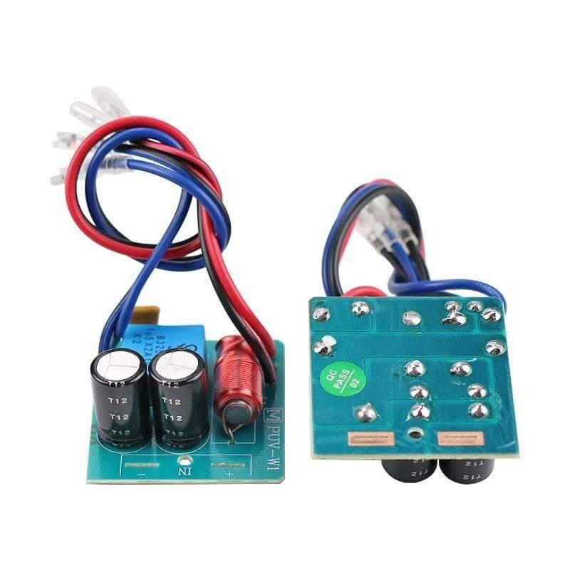 60W 2 Way Crossover Speaker Bass Tweeter Frequency Divider For 2-4 Inch Inch Speaker Filter Music Sound 2800-3200Hz 2PCS