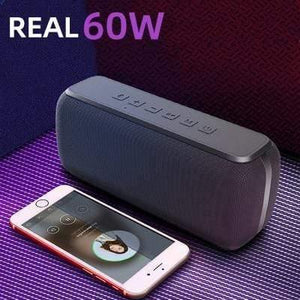 Planet Gates 60W High-Power Outdoor Waterproof Bluetooth Speaker Stereo Bass Column Portable Speaker TWS Subwoofer Soundbar Support TF AUX