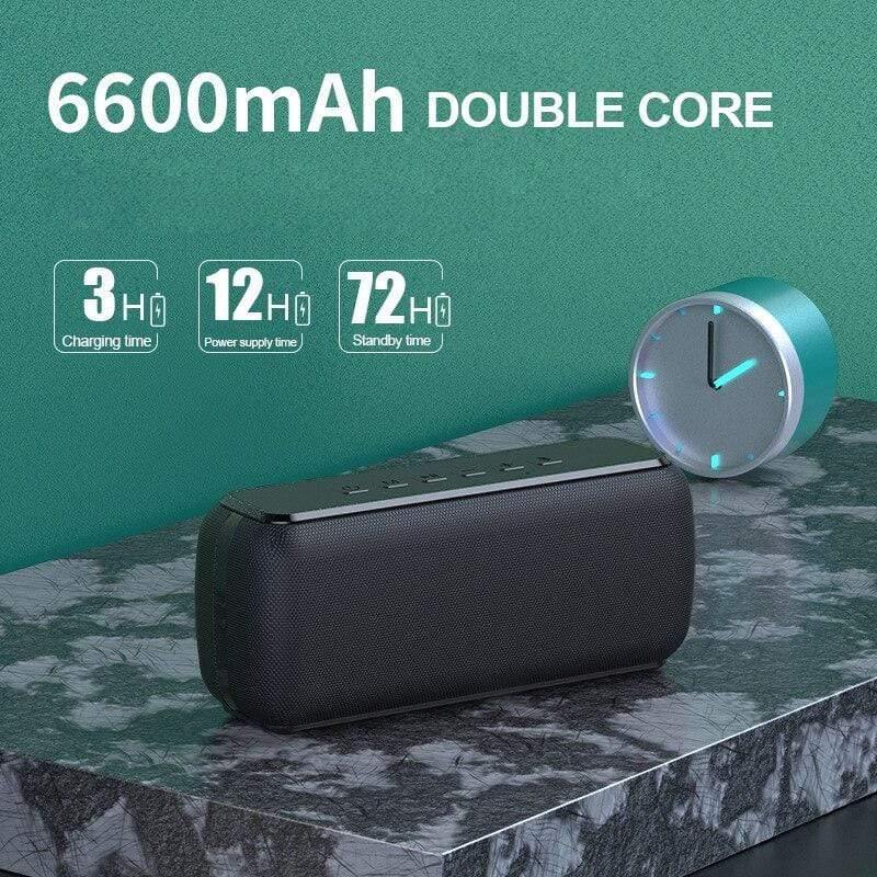 Planet Gates 60W Wireless Waterproof Bluetooth Speaker DSP Bass Column Portable Outdoor Speaker TWS Subwoofer Soundbar Support TF Card AUX