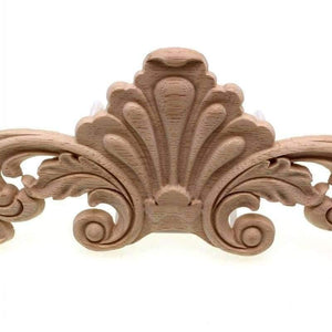 Planet Gates 60x14cm Natural Oak Wood Carved Applique Furniture Decorative Figurine Miniatures Model Home Decoration Accessories