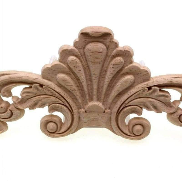 Planet Gates 60x14cm Natural Oak Wood Carved Applique Furniture Decorative Figurine Miniatures Model Home Decoration Accessories