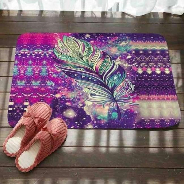 Planet Gates 60x40mat 2 3pcs/lot Mandala Printed Toilet Seat Cover Flannel Fabric Toilet Case Mandala Non-slip Mat Bathroom Products Home Decoration