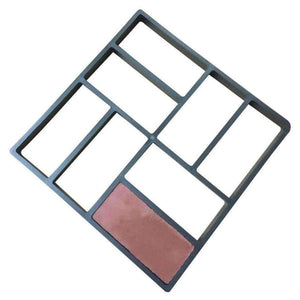 Planet Gates 60x50cm DIY Plastic Path Maker Mold Manually Paving/Cement Brick Molds The Stone Road Auxiliary Tools For Garden Decoration