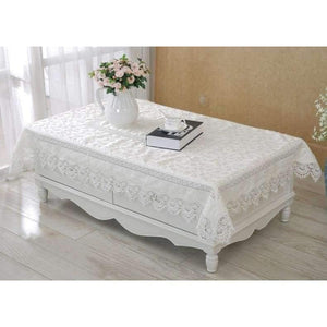 Planet Gates 60x60cm Home Textiles Hot Sale Elegant Lace Tablecloths Peacock Jacquard Wedding Table Linen Cloth Covers Decoration Towels