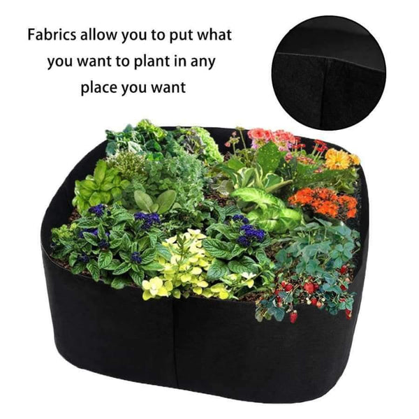 Planet Gates 60x60x40cm Outdoor Indoor Garden Planting Bags Cultivation Garden Pots Planters Vegetable Planting Bags Grow Bags Farm Home Garden Supplies