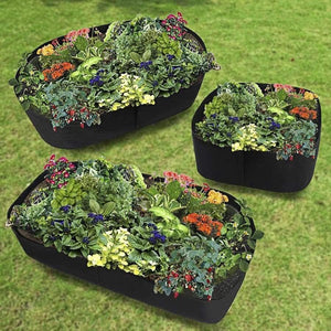 Planet Gates 60x60x40cm Outdoor Indoor Garden Planting Bags Cultivation Garden Pots Planters Vegetable Planting Bags Grow Bags Farm Home Garden Supplies
