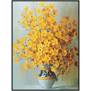 Planet Gates 60x80cm  No Frame / Photo Color 3 Modern Minimalist Potted Flower Poster Red Yellow Orange Flower Print Canvas Painting Home Wall Art Decoration Can Be Customized