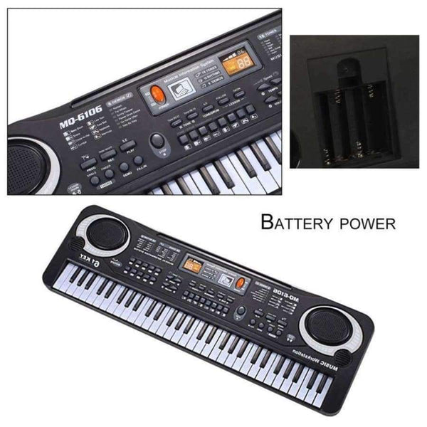 Planet Gates 61 Keys Electronic Music Keyboard Electric Organ With Microphone Children Musical Instrument Early Educational Tool For Kid