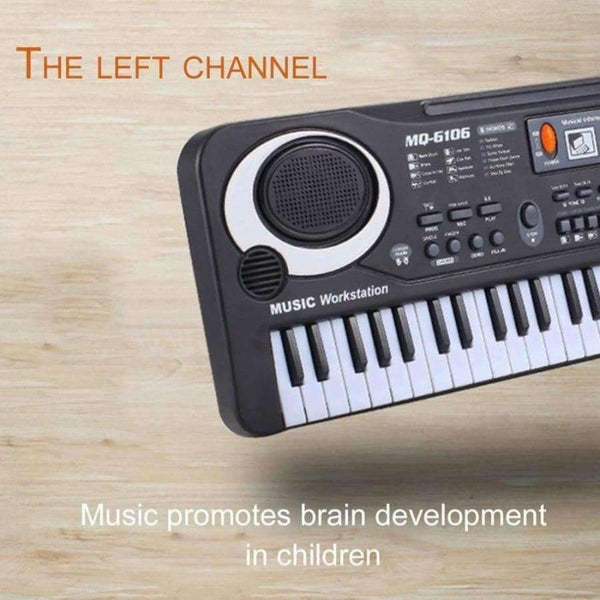 Planet Gates 61 Keys Electronic Music Keyboard Electric Organ With Microphone Children Musical Instrument Early Educational Tool For Kid