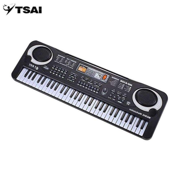 Planet Gates 61 Keys Electronic Music Keyboard Electric Organ With Microphone Children Musical Instrument Early Educational Tool For Kid