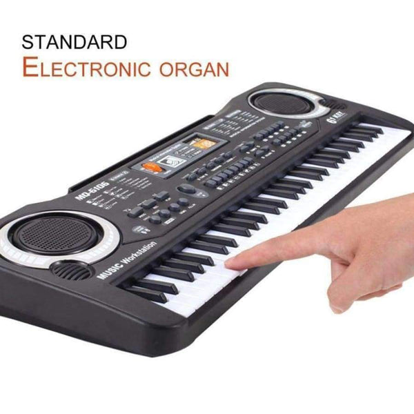 Planet Gates 61 Keys Electronic Music Keyboard Electric Organ With Microphone Children Musical Instrument Early Educational Tool For Kid