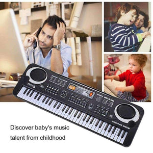 Planet Gates 61 Keys Electronic Music Keyboard Electric Organ With Microphone Children Musical Instrument Early Educational Tool For Kid