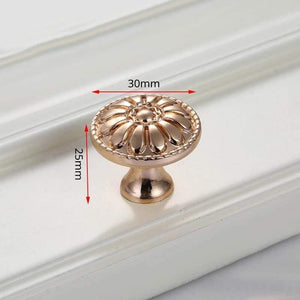 Champagne Gold Door Handles Zinc Alloy Cabinet Handle Drawer Knobs European Wardrobe Pulls Kitchen Handle Furniture Hardware