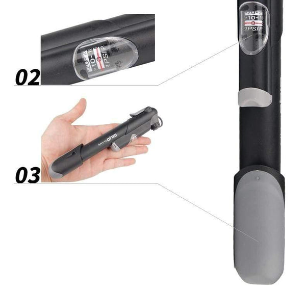 Planet Gates 61S / China Clever Valves For Schrader/Presta Bike Pump With Gauge Portable Mini Pump For Bike Air Inflator Cycling Tire Pump Accessory