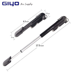 Planet Gates 61S / China Clever Valves For Schrader/Presta Bike Pump With Gauge Portable Mini Pump For Bike Air Inflator Cycling Tire Pump Accessory