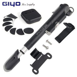 Planet Gates 61S with Tube Patch / China Clever Valves For Schrader/Presta Bike Pump With Gauge Portable Mini Pump For Bike Air Inflator Cycling Tire Pump Accessory