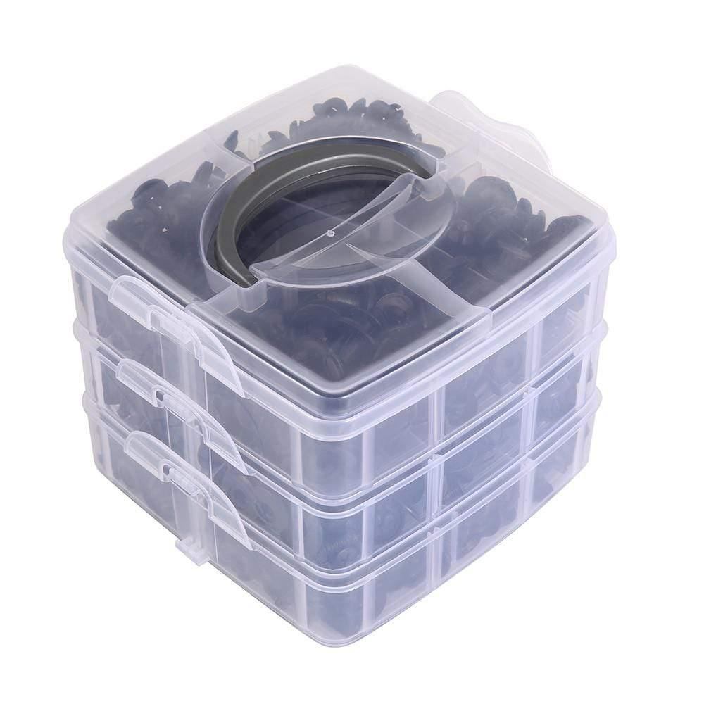 Planet Gates 620 Pcs Fastener Clips Mixed Car Fasteners Door Trim Panel Auto Bumper Rivet Retainer Push Engine Cover Fender with Box