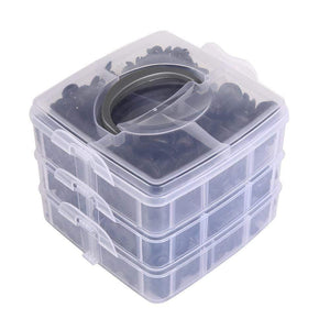 Planet Gates 620 Pcs Fastener Clips Mixed Car Fasteners Door Trim Panel Auto Bumper Rivet Retainer Push Engine Cover Fender with Box