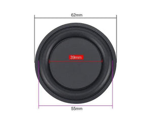 Rubber Bass Radiator Passive Radiator Speaker Woofer Vibration Membrane 30.5MM 40MM 50MM 75MM 85MM NEW 2PCS