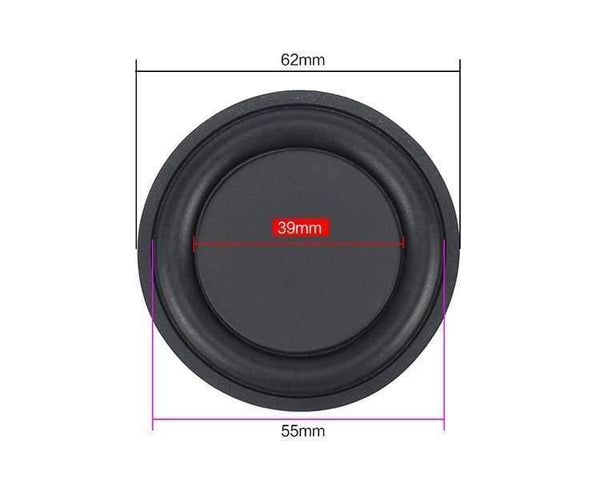 Rubber Bass Radiator Passive Radiator Speaker Woofer Vibration Membrane 30.5MM 40MM 50MM 75MM 85MM NEW 2PCS