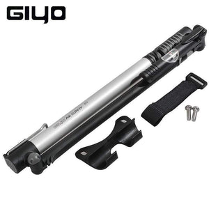 Planet Gates 631 Cycling Bicycle Pump 140 PSI MTB Foldable Bike Ball Aluminum Alloy Portable Floor Air Inflator Pump Presta / Schrader Valve