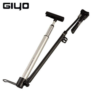 Planet Gates 631 Cycling Bicycle Pump 140 PSI MTB Foldable Bike Ball Aluminum Alloy Portable Floor Air Inflator Pump Presta / Schrader Valve